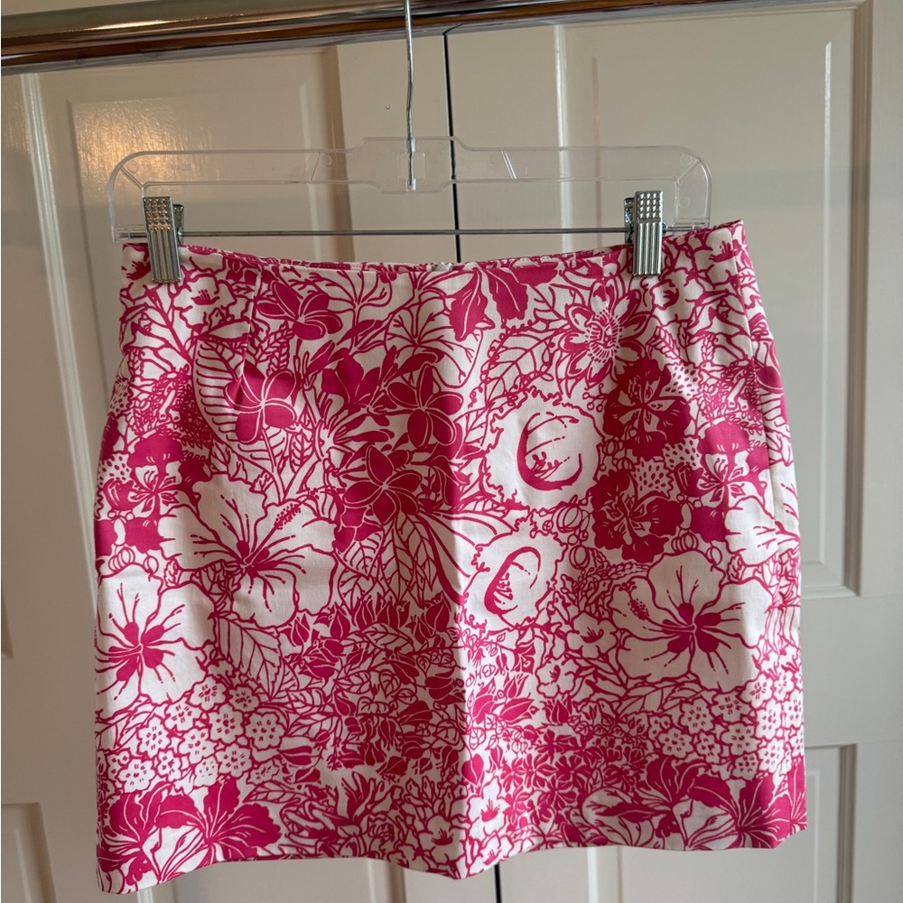 Lilly Pulitzer Pink Mini Pencil Skirt Resort Wear
